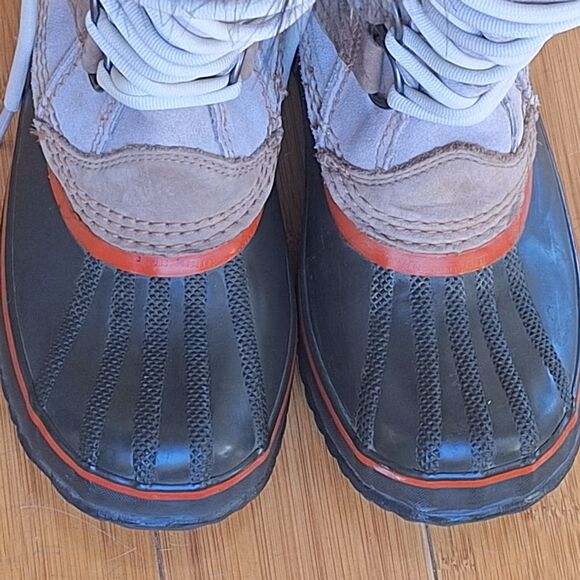 Sorel Joan of Arctic Light Brown Suede Faux Fur Tall Winter Snow Boot Waterproof - Picture 4 of 16